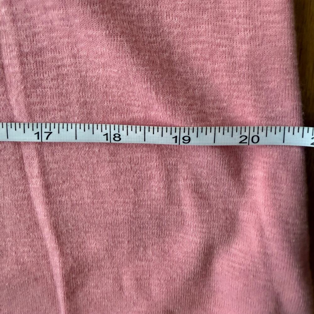 J. Jill Pink Organic Cotton Slub Knit Sleeveless Tank Swing Dress Size L Casual - Picture 5 of 8